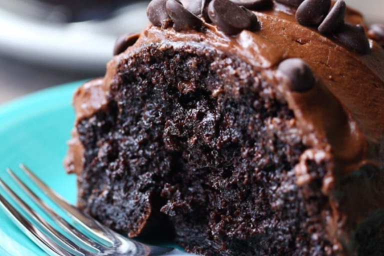 Chocolate Chocolate Chip Cake